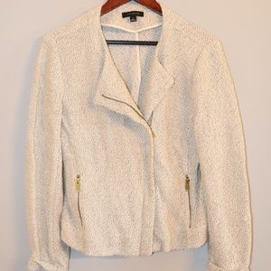 Ann Taylor White Blazer Jacket
